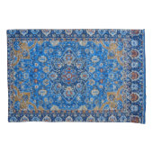 アンティークトルコペルシャカーペットラグ 枕カバー (正面左)