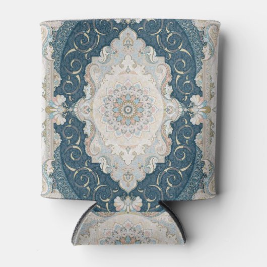 アンティークトルコペルシャカーペットラグ 缶クーラー (正面)