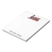 アンティークトレインパーソナライズメモ帳 ノートパッド (回転)