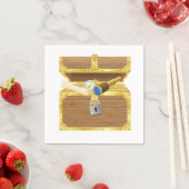 アンティークトレジャーチェスト紙ナプキンス スタンダードカクテルナプキン (インサイチュ)