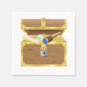 アンティークトレジャーチェスト紙ナプキンス スタンダードカクテルナプキン (正面)