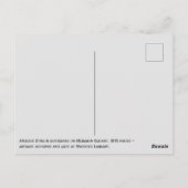 アンティークドアウェイズコラージュ、ダブリンからの挨拶 ポストカード (裏面)