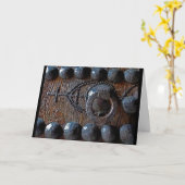 アンティークドアハードウェアスペイン カード (黄色い花)