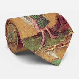 アンティークドイツのコートTarots /《鳥》ハヤブサの大地主 ネクタイ