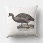 アンティークドイツの鳥プリントワイルドガンス クッション (裏面)