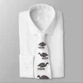 アンティークドイツの鳥プリントワイルドガンス ネクタイ (タイ)