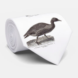 アンティークドイツの鳥プリントワイルドガンス ネクタイ