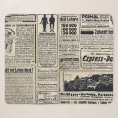 アンティークドイツ新聞広告1917 シェルパブランケット (正面(横))