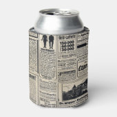 アンティークドイツ新聞広告1917 缶クーラー (缶正面)