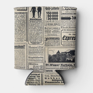 アンティークドイツ新聞広告1917 缶クーラー