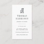 アンティークドレッサー |ヴィンテージ家具 名刺 (裏面)