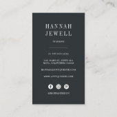 アンティークドレッサー |ヴィンテージ家具 名刺 (裏面)