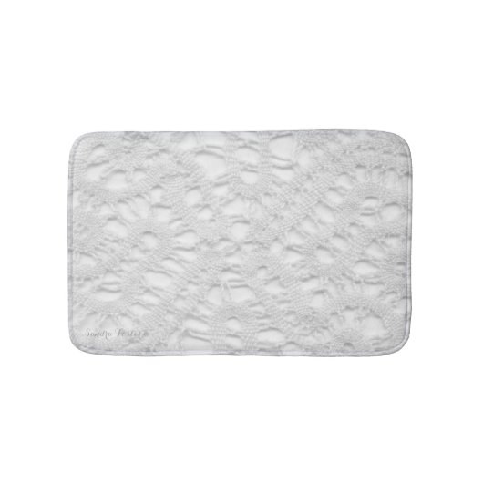 アンティークドレースのようリー バスマット (正面)