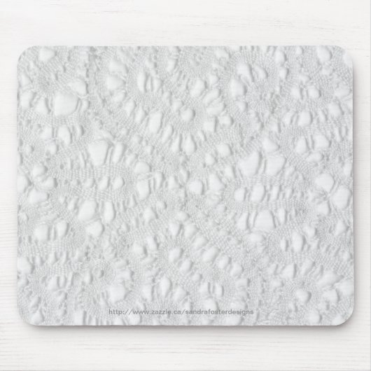 アンティークドレースのようリー マウスパッド (正面)