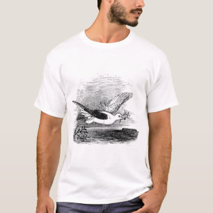 アンティークドーブオリーブブランチ Tシャツ