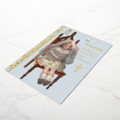 アンティークドール第1連飾フォイルカード 箔シーズンカード (回転した状態)