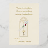 アンティークドール第1連飾フォイルカード 箔シーズンカード (裏面)