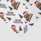 アンティークナットのクリスマス包装紙 薄葉紙 (詳細)