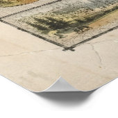 アンティークニューヨークセントラルパークマップ、ヴィンテージ ポスター (角)