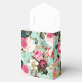 アンティークノスタルジックレッドテバラパターンミント フェイバーボックス (オープン)