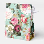 アンティークノスタルジックレッドテバラパターンミント フェイバーボックス (裏面サイド)