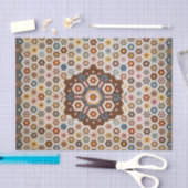 アンティークハニカムキルトパターン – フォークアートクレフティ 薄葉紙 (クラフト)