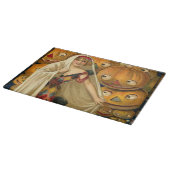 アンティークハロウィーンハロウィーンのカボチャのちょうちん カッティングボード (角)