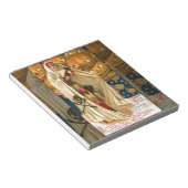 アンティークハロウィーンハロウィーンのカボチャのちょうちん ノートパッド (アングル)