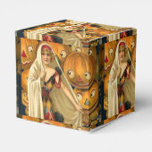 アンティークハロウィーンハロウィーンのカボチャのちょうちん フェイバーボックス (裏面サイド)