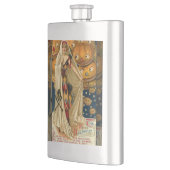 アンティークハロウィーンハロウィーンのカボチャのちょうちん フラスク (左)