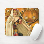 アンティークハロウィーンハロウィーンのカボチャのちょうちん マウスパッド (マウス)