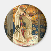 アンティークハロウィーンハロウィーンのカボチャのちょうちん マグネット (正面)