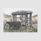 アンティークハーストウエスタンシーンデクページ紙 薄葉紙 (正面)