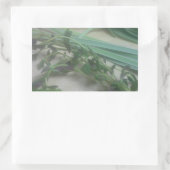 アンティークハーブ写真 長方形シール (バッグ)