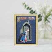 アンティークバインドデザインアラビアンナイトブックカバー ポストカード (スタンド正面)