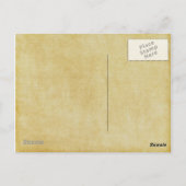 アンティークバインドデザインアラビアンナイトブックカバー ポストカード (裏面)