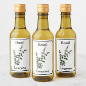 アンティークバジルラベル ワインラベル (ボトル)