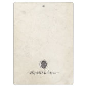 アンティークバタフライモスイラストレーション クリップボード (裏面)