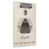 アンティークバタフライモスイラストレーション クリップボード (右)