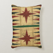 アンティークバックガンモンゲームボードバイイーサンハーパー アクセントクッション (正面(垂直))