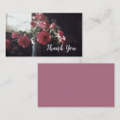 アンティークバライン花瓶フローラサンキューユーバラ 名刺 (正面/裏面)