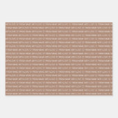 アンティークバラカスタムハッピーバースデーウィズラブ ラッピングペーパーシート (正面)