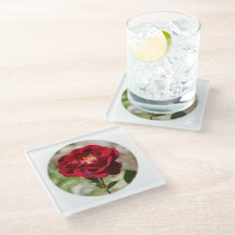 アンティークバラコースター ガラスコースター