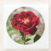 アンティークバラコースター ガラスコースター (正面)