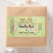 アンティークバラコールドプロセスSOAPラベルテンプレート ラベル (インサイチュ)