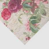 アンティークバラデカッページ&ティッシュペーパーダークピンク 薄葉紙 (詳細)