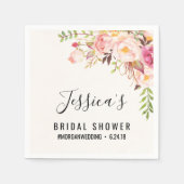 アンティークバラブライダルシャワーナプキン スタンダードカクテルナプキン (正面)