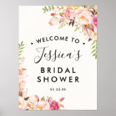 アンティークバラブライダルシャワー歓迎 ポスター (正面)