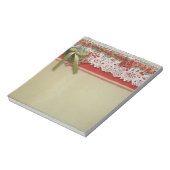 アンティークバラレースレッ素朴ドバーラビクトリアンップ ノートパッド (回転)