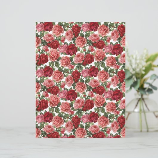 アンティークバラヴィンテージアーツ&クラフトスクラップブック紙 (スタンド正面)